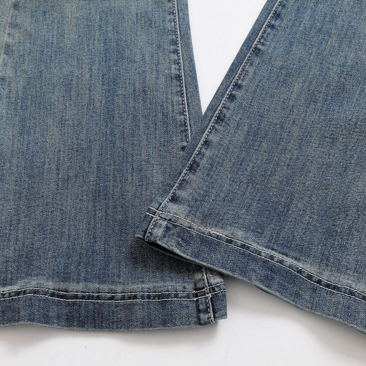 Elastic slim fit flared pants, pants, jeans