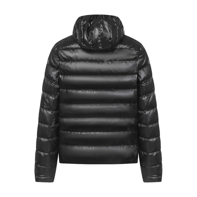 Long Sleeve Zipper Hooded Slim Fit Down Jacket Female Lightweight Warm