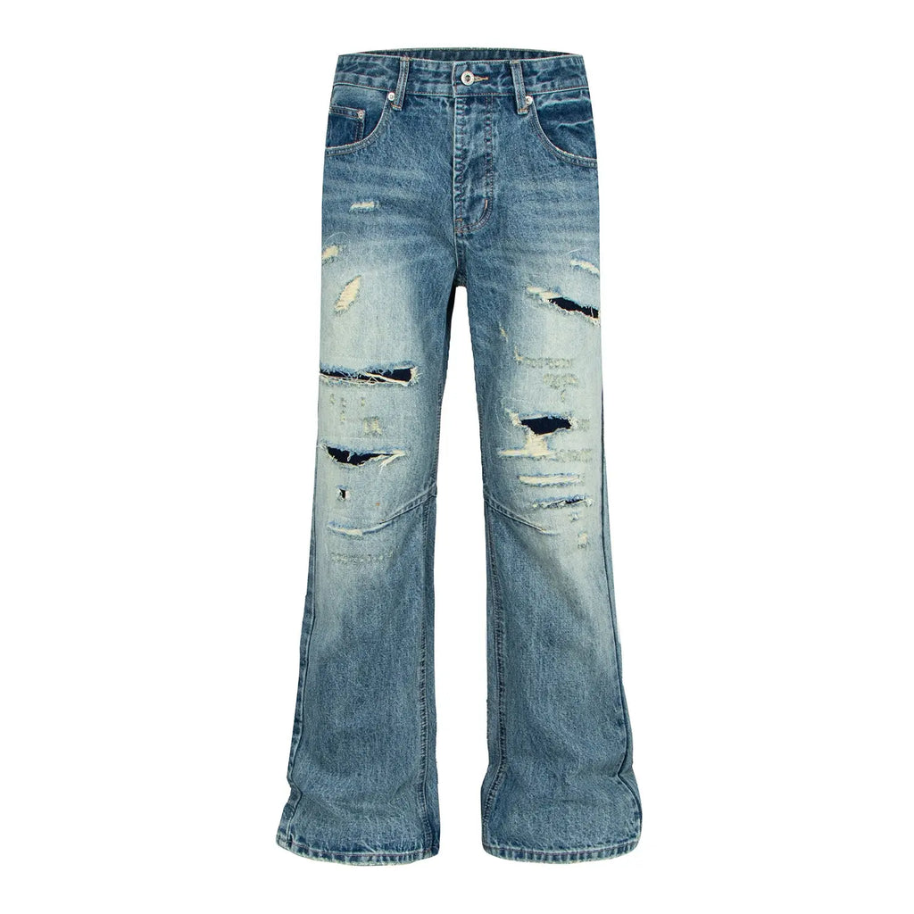 Calças Jeans Patchwork Vintage eprolo