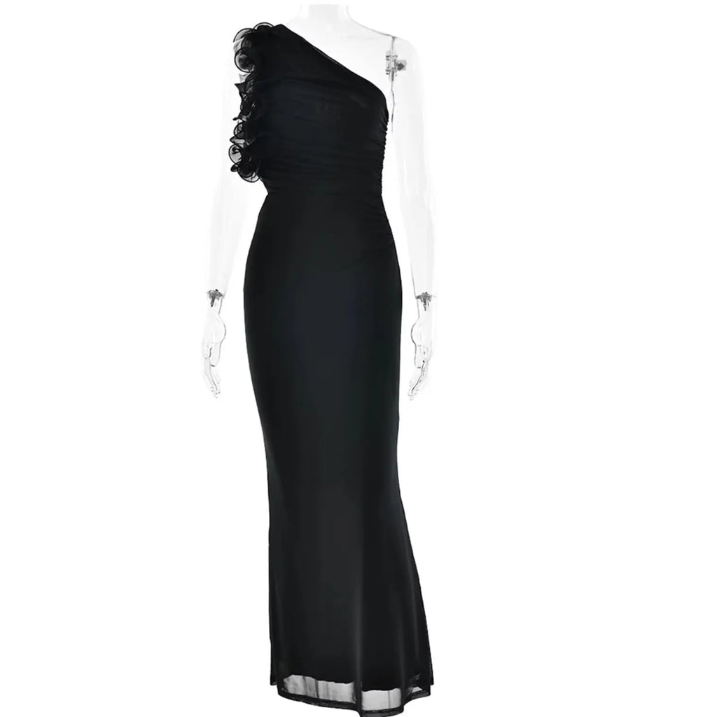 New Sleeveless Dress Sexy Casual Fitted Off-Shoulder Solid Color Women's Dress eprolo