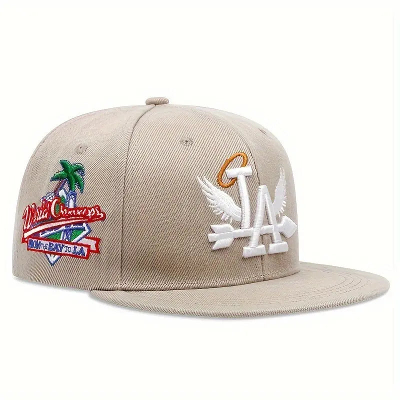 Hip hop hat flat top baseball hat men's flat hat coconut tree flat edge hat eprolo