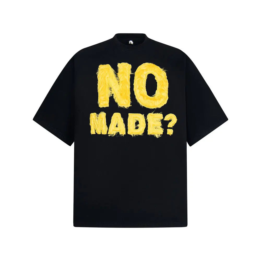 Plush letter embroidered short sleeved shirt eprolo