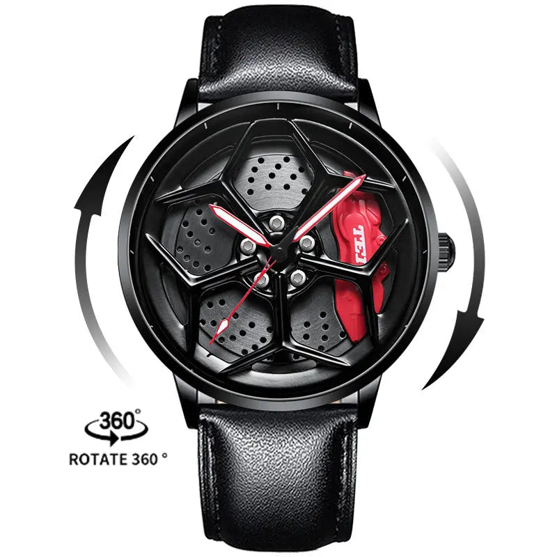Relógio Luxury Car Wheel Design eprolo