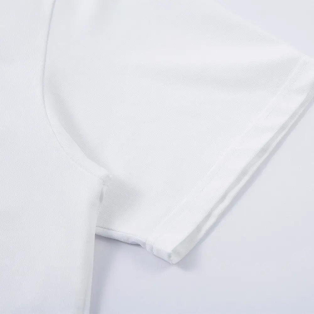 Nail bead letter short sleeved T-shirt eprolo
