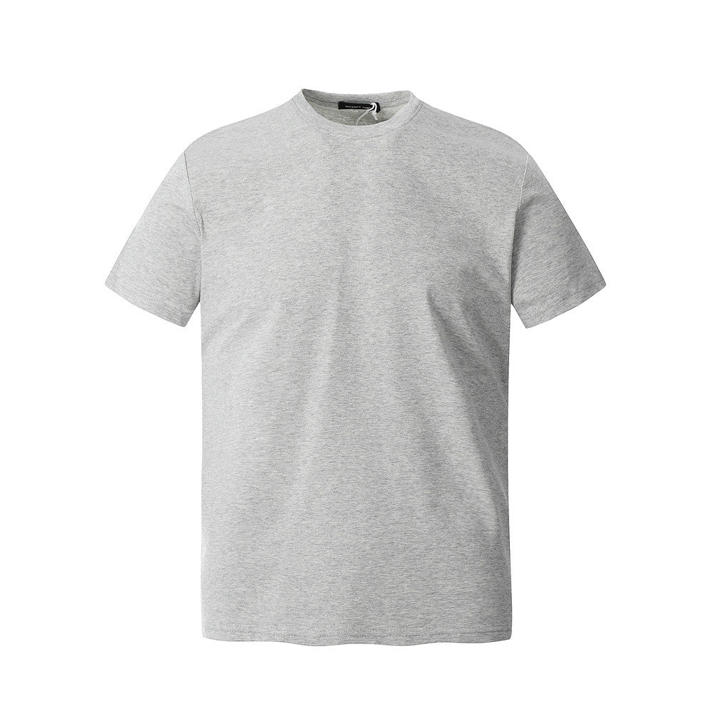 Solid color short sleeved shirt