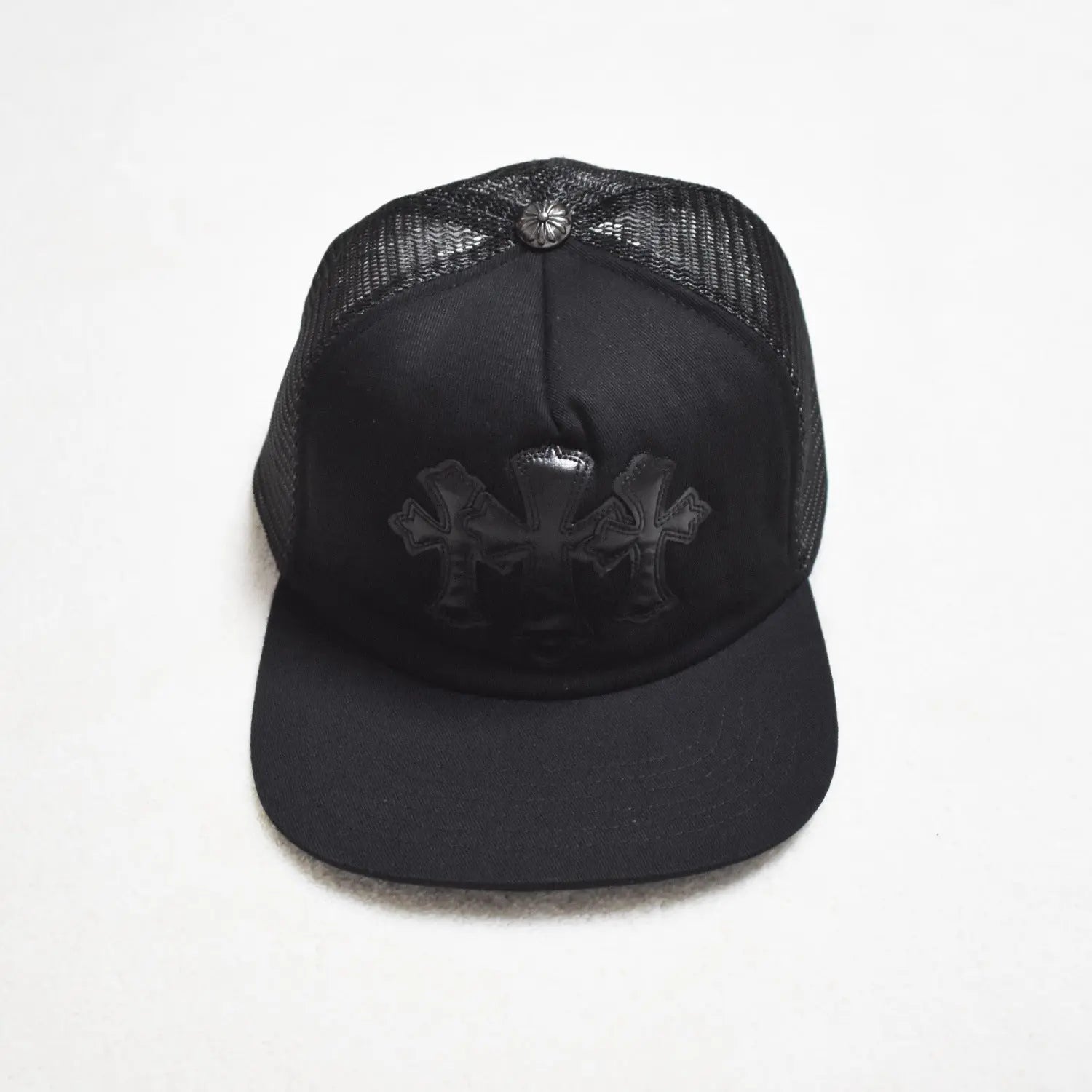 Hollywood Fashion Brand CHROME  S Heart Cross Badge Wide Brim Sun Hat for Men and Women eprolo