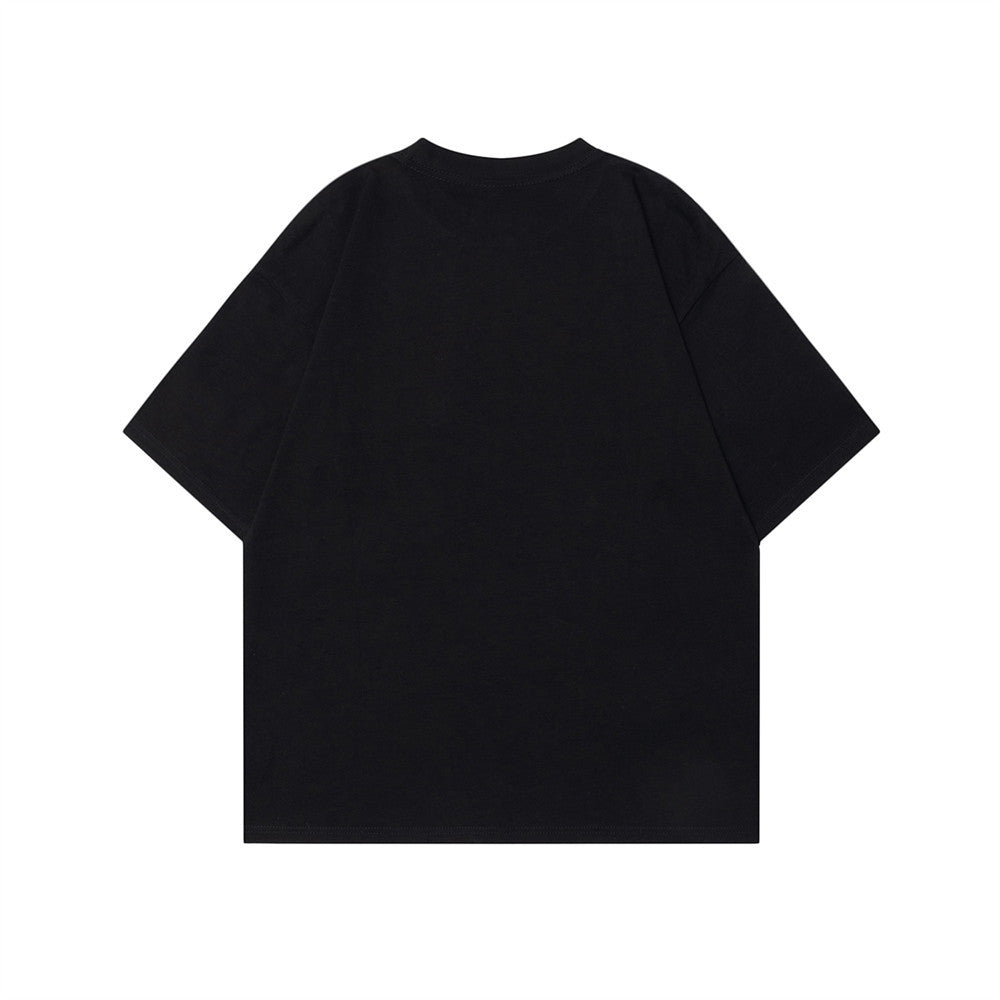 Anime printed short sleeved T-shirt