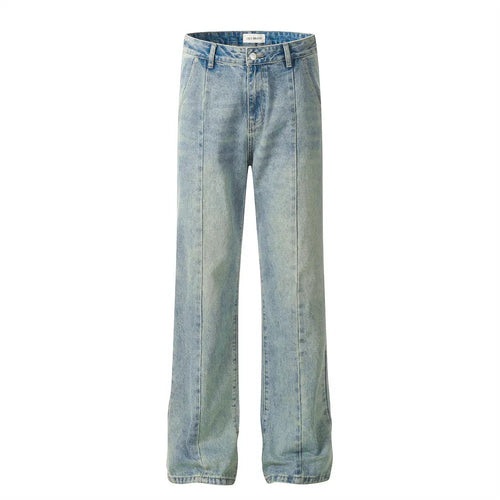 Make vintage washed denim pants for casual wear eprolo