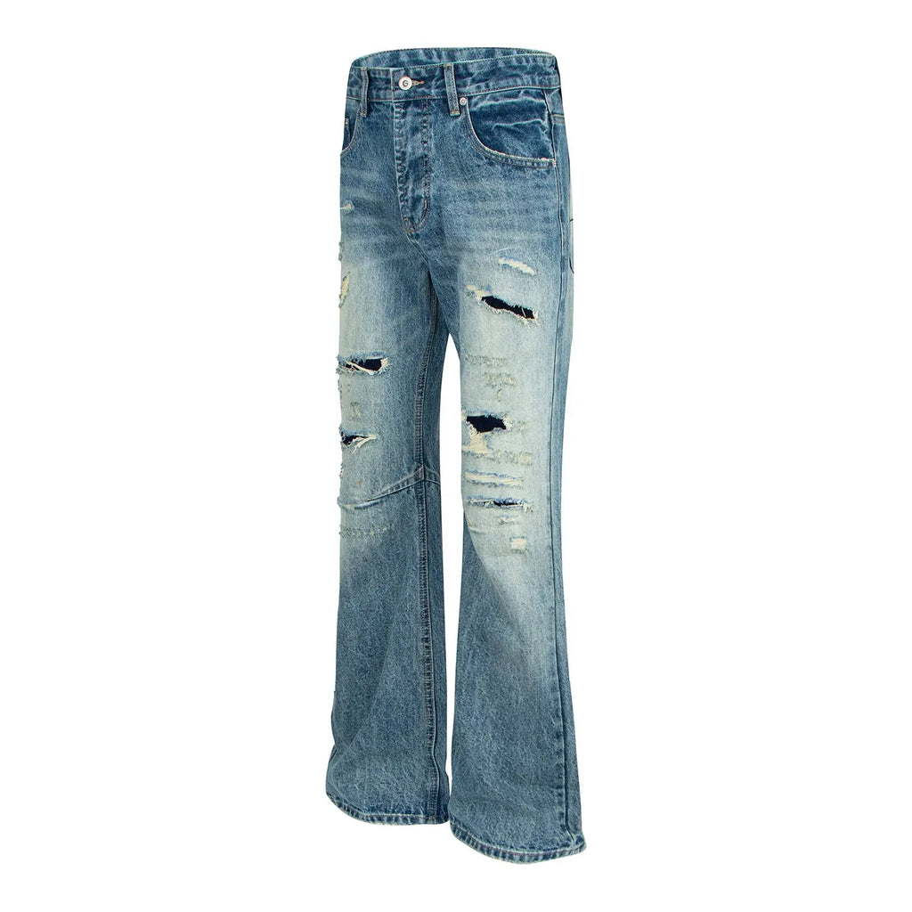 Calças Jeans Patchwork Vintage eprolo