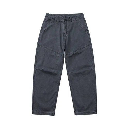Patchwork Wide-Leg Pants Unisex Loose Straight Casual Cargo Pants eprolo