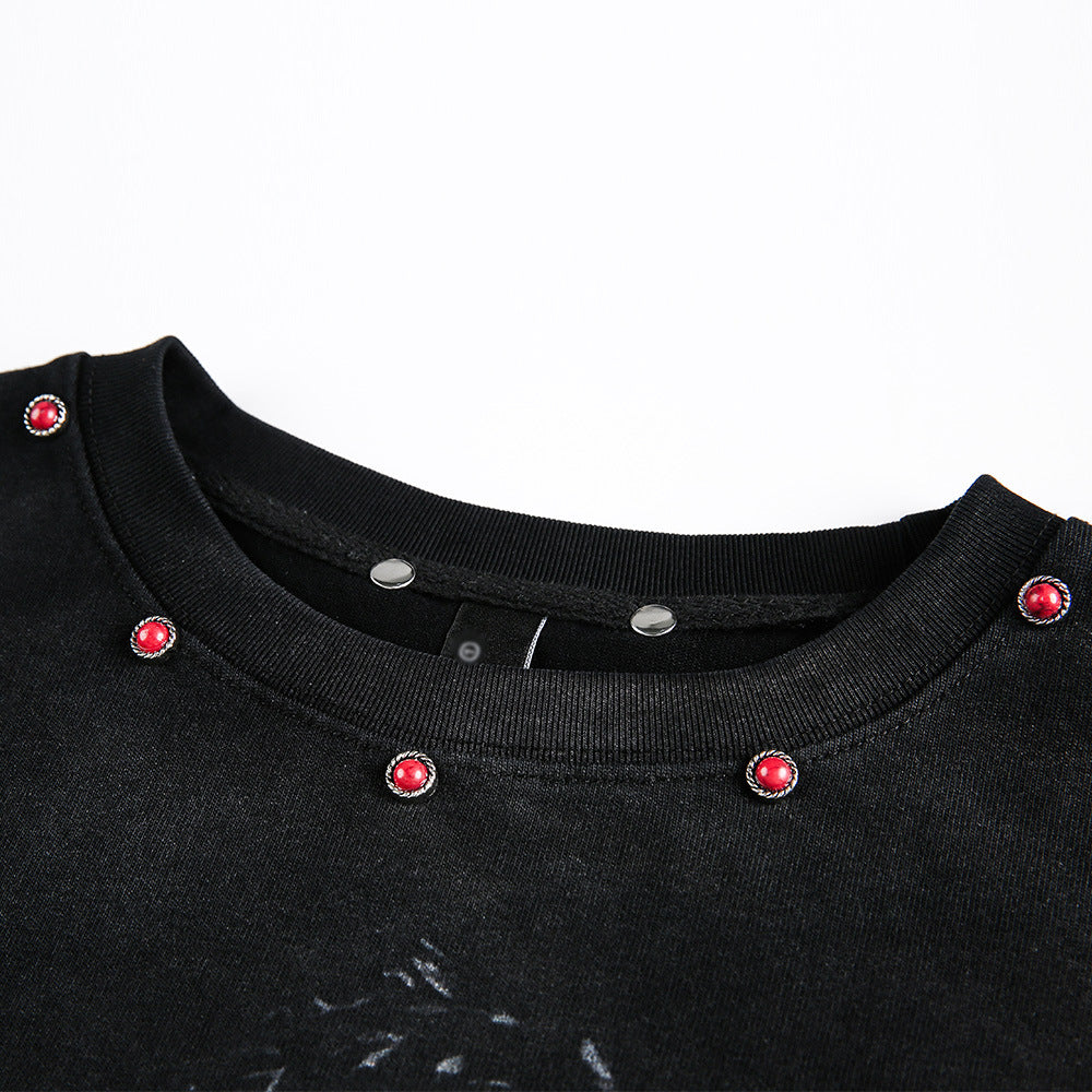 T-shirt Manga Longa Impressão Personagens