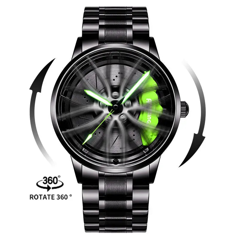 Relógio Luxury Car Wheel Design eprolo