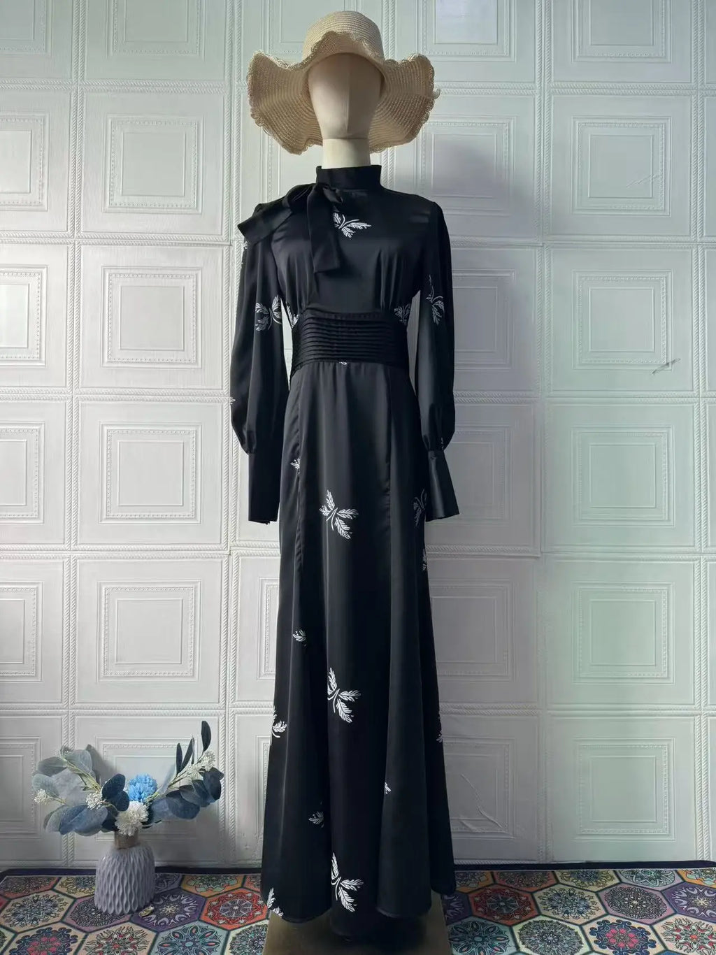 Vintage Long Sleeve Maxi Dress Fashion Sweet New Style Autumn Comfortable eprolo