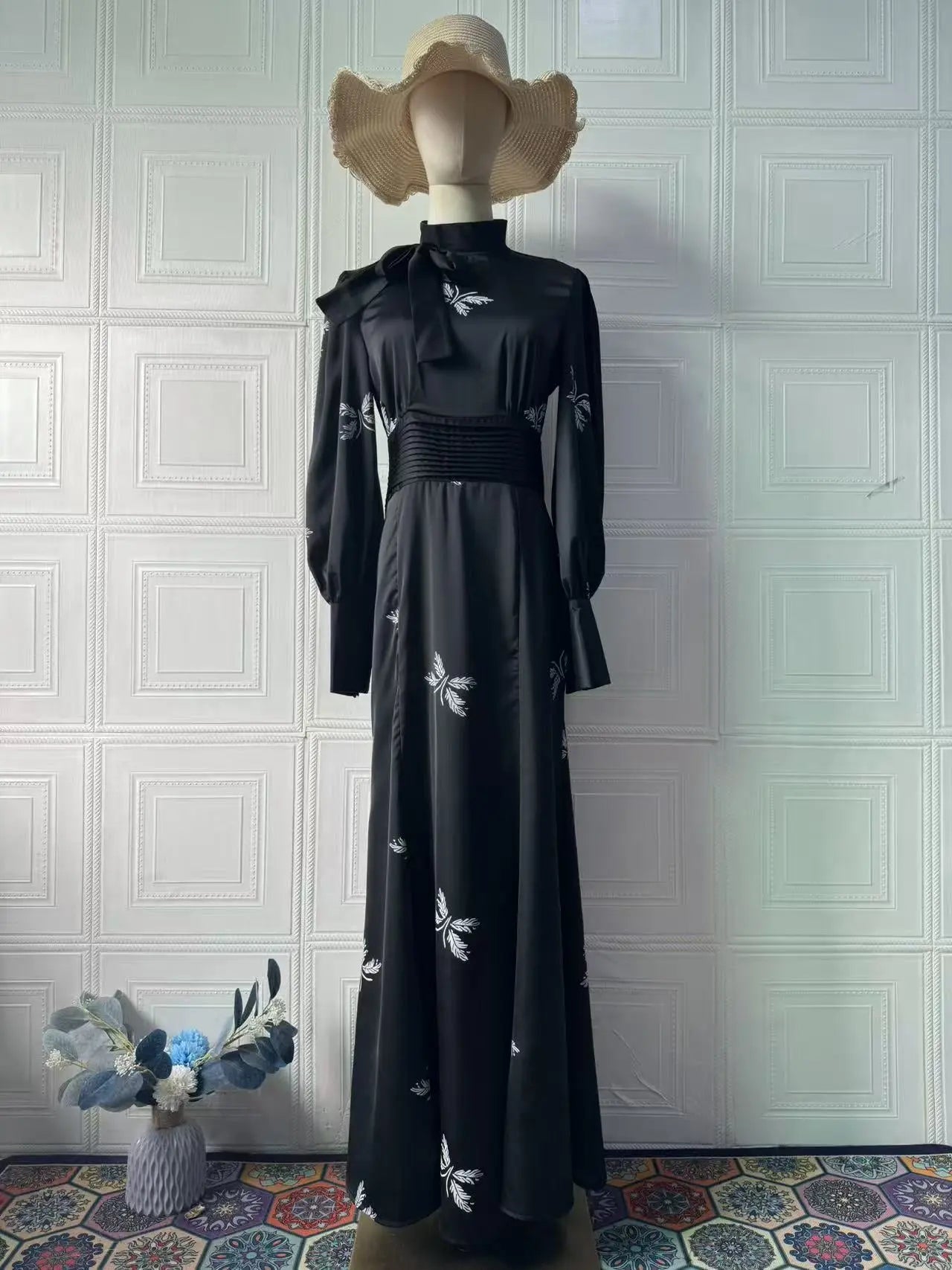 Vintage Long Sleeve Maxi Dress Fashion Sweet New Style Autumn Comfortable eprolo