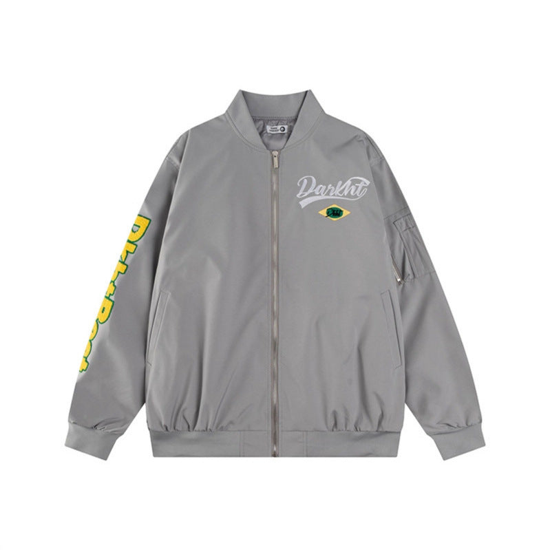 Casaco Baseball com Bordado