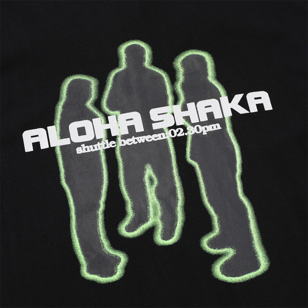 Shadow printed short sleeved t-shirt