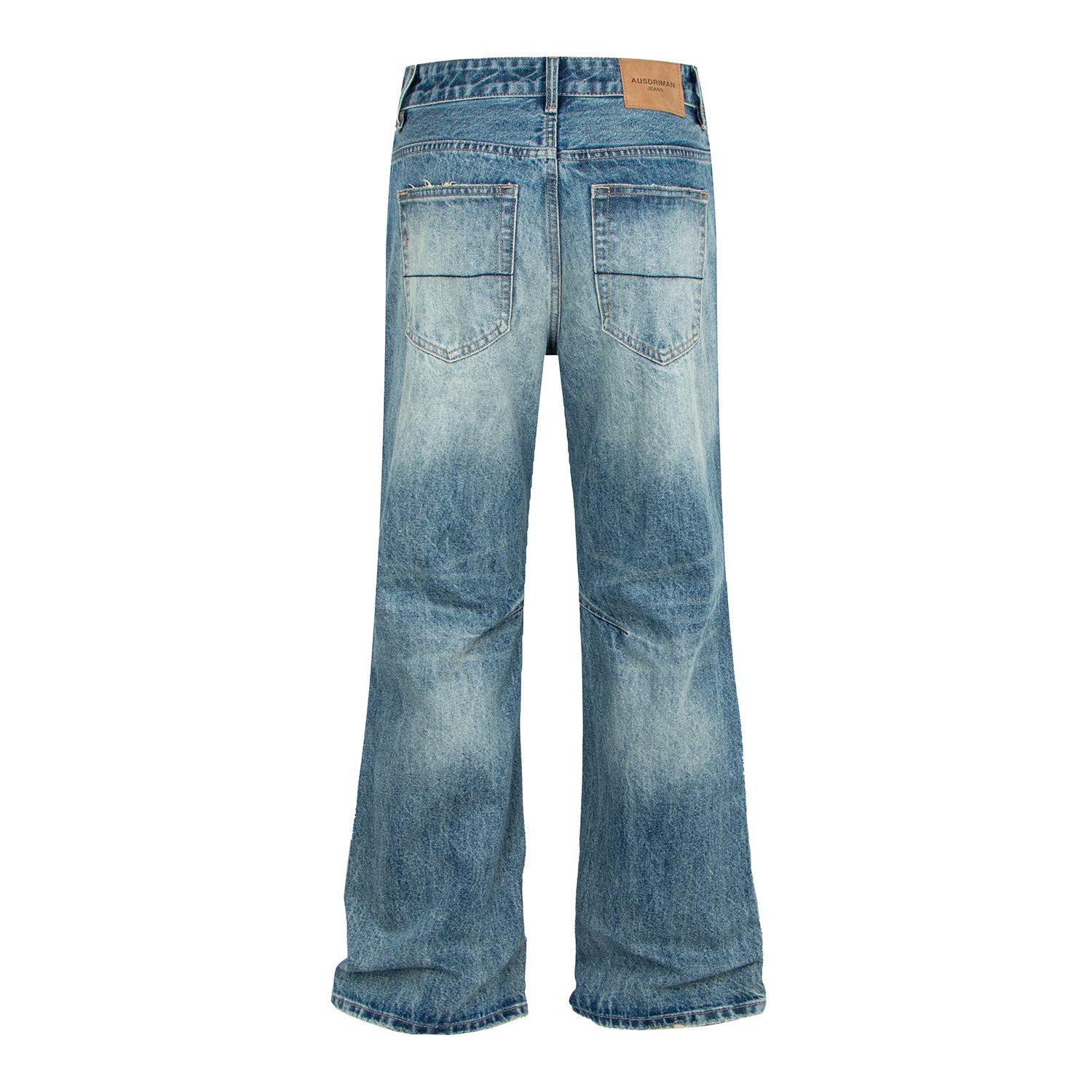 Calças Jeans Patchwork Vintage