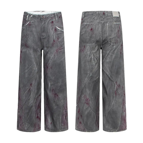 Calças Jeans Tingidas eprolo