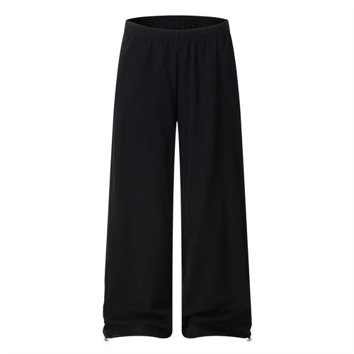 Straight leg sweatpants with drawstring for ankle binding eprolo