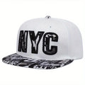 Flat brimmed hat street dance embroidery NYC hip-hop hat eprolo
