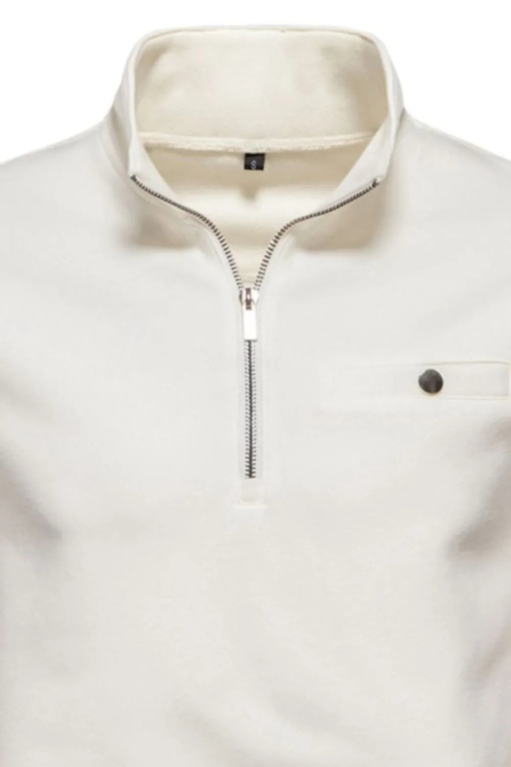 Men's Quarter Zip Long Sleeve Sweatshirt