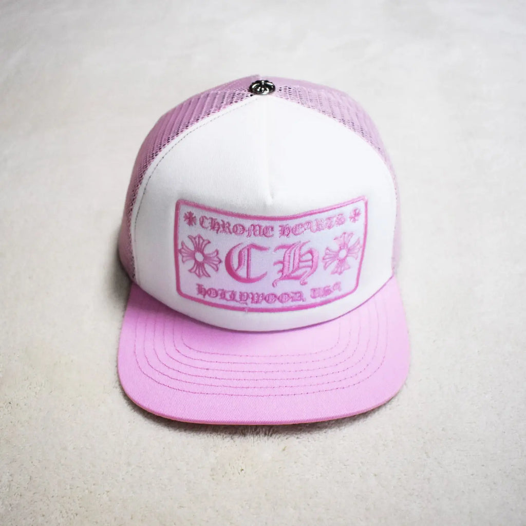 Hollywood Fashion Brand CHROME  S Heart Cross Badge Wide Brim Sun Hat for Men and Women eprolo