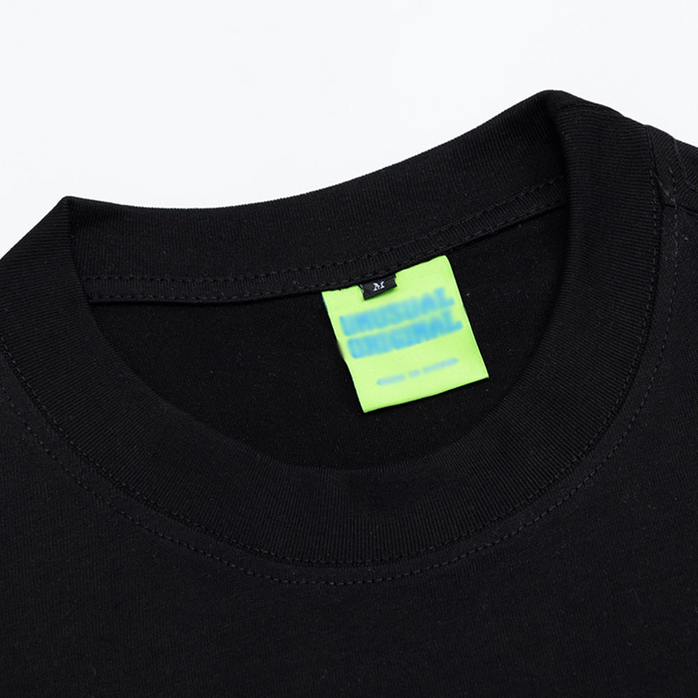 Anime printed short sleeved T-shirt