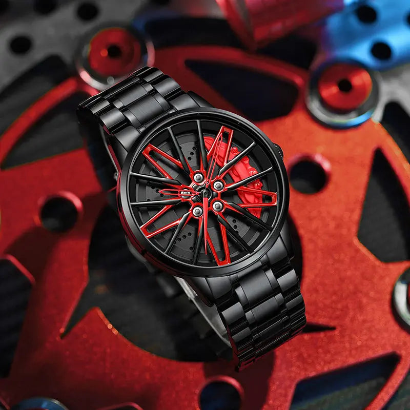 Relógio Luxury Car Wheel Design eprolo