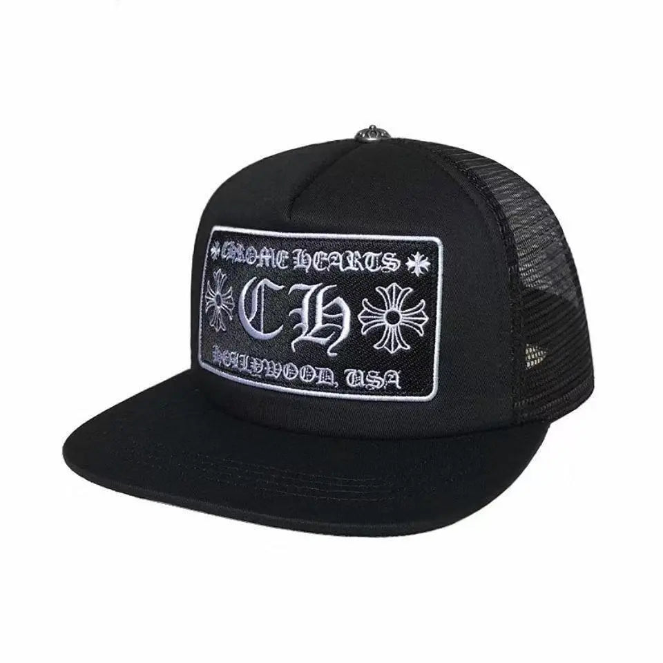 Boné Trucker  Chrome Hearts CH Hollywood. eprolo