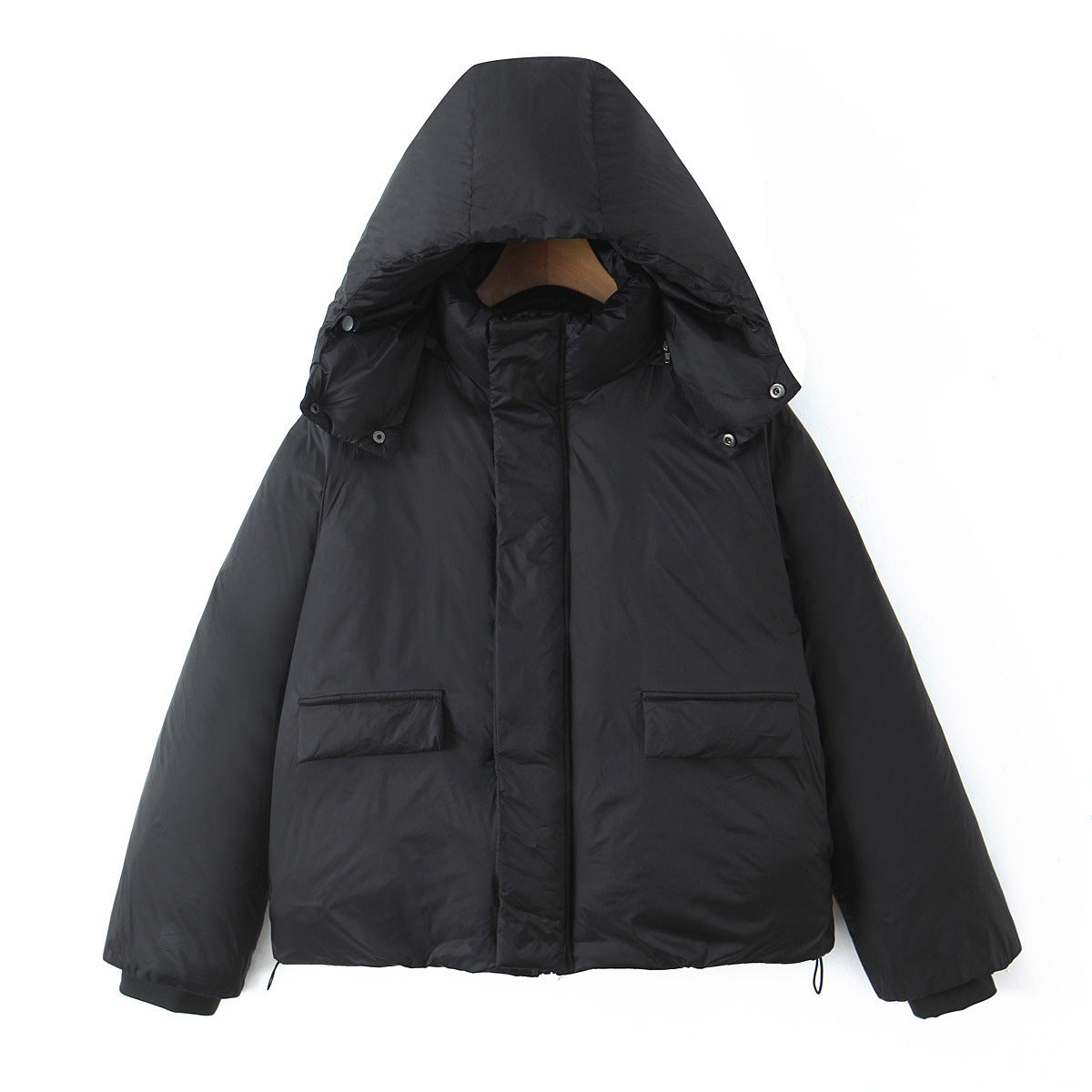 Casaco de Algodão com Capuz Amovível