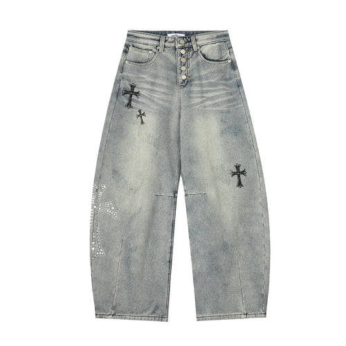 Chrome Hearts denim jeans eprolo