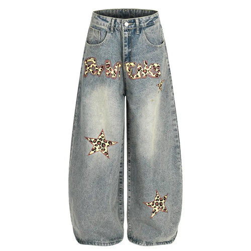 Calças Jeans Leopardo eprolo