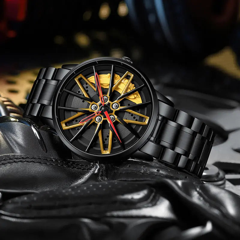 Relógio Luxury Car Wheel Design eprolo