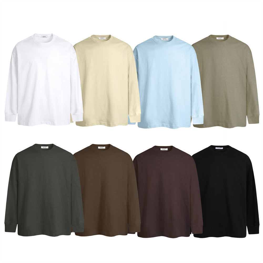 T-shirt Manga Longa Cor Sólida