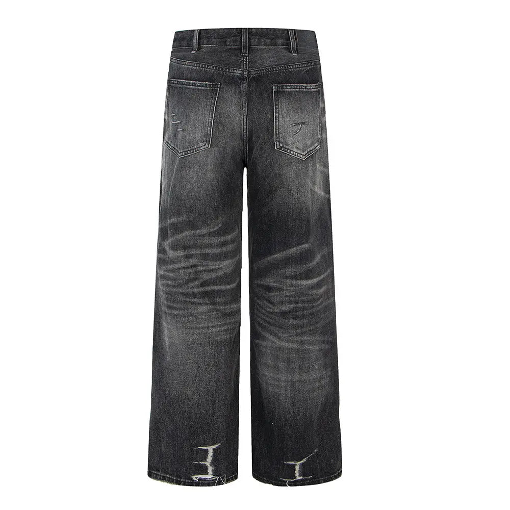 Calças Jeans Rasgadas Vintage eprolo