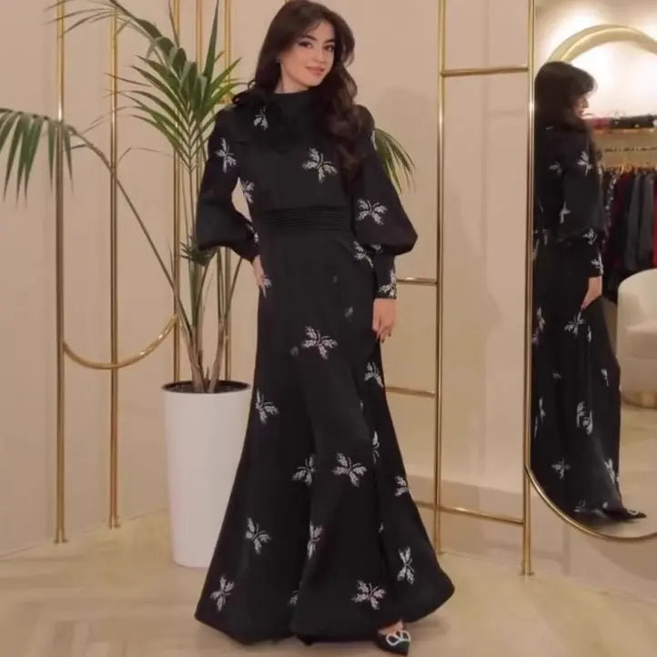 Vintage Long Sleeve Maxi Dress Fashion Sweet New Style Autumn Comfortable eprolo