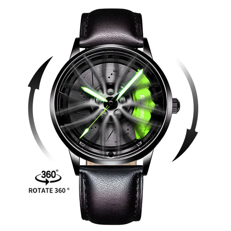 Relógio Luxury Car Wheel Design eprolo
