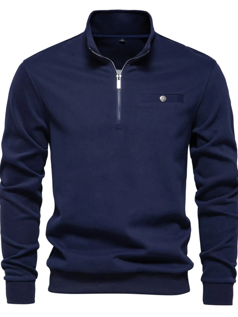 Men's Quarter Zip Long Sleeve Sweatshirt