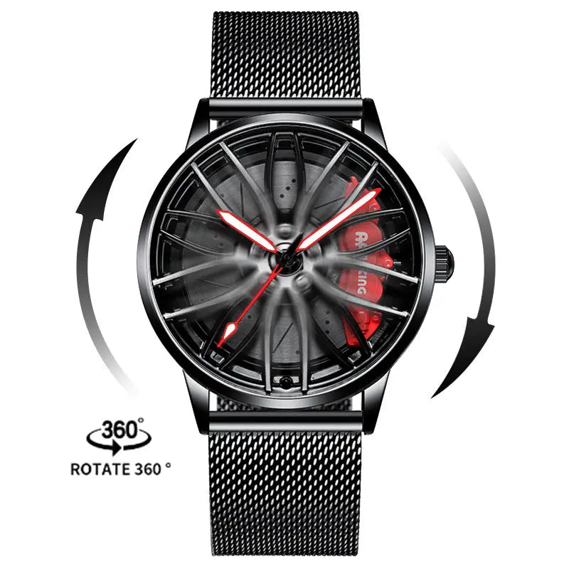 Relógio Luxury Car Wheel Design eprolo
