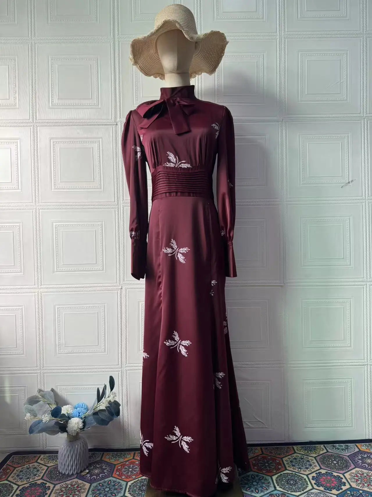 Vintage Long Sleeve Maxi Dress Fashion Sweet New Style Autumn Comfortable eprolo