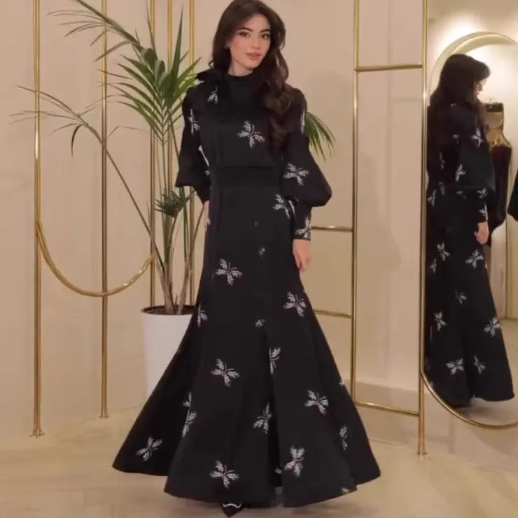 Vintage Long Sleeve Maxi Dress Fashion Sweet New Style Autumn Comfortable eprolo