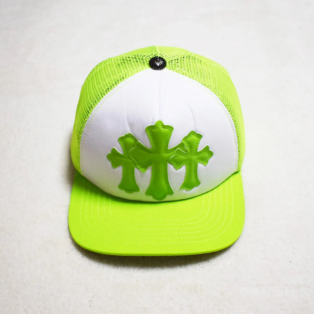 Hollywood Fashion Brand CHROME  S Heart Cross Badge Wide Brim Sun Hat for Men and Women eprolo