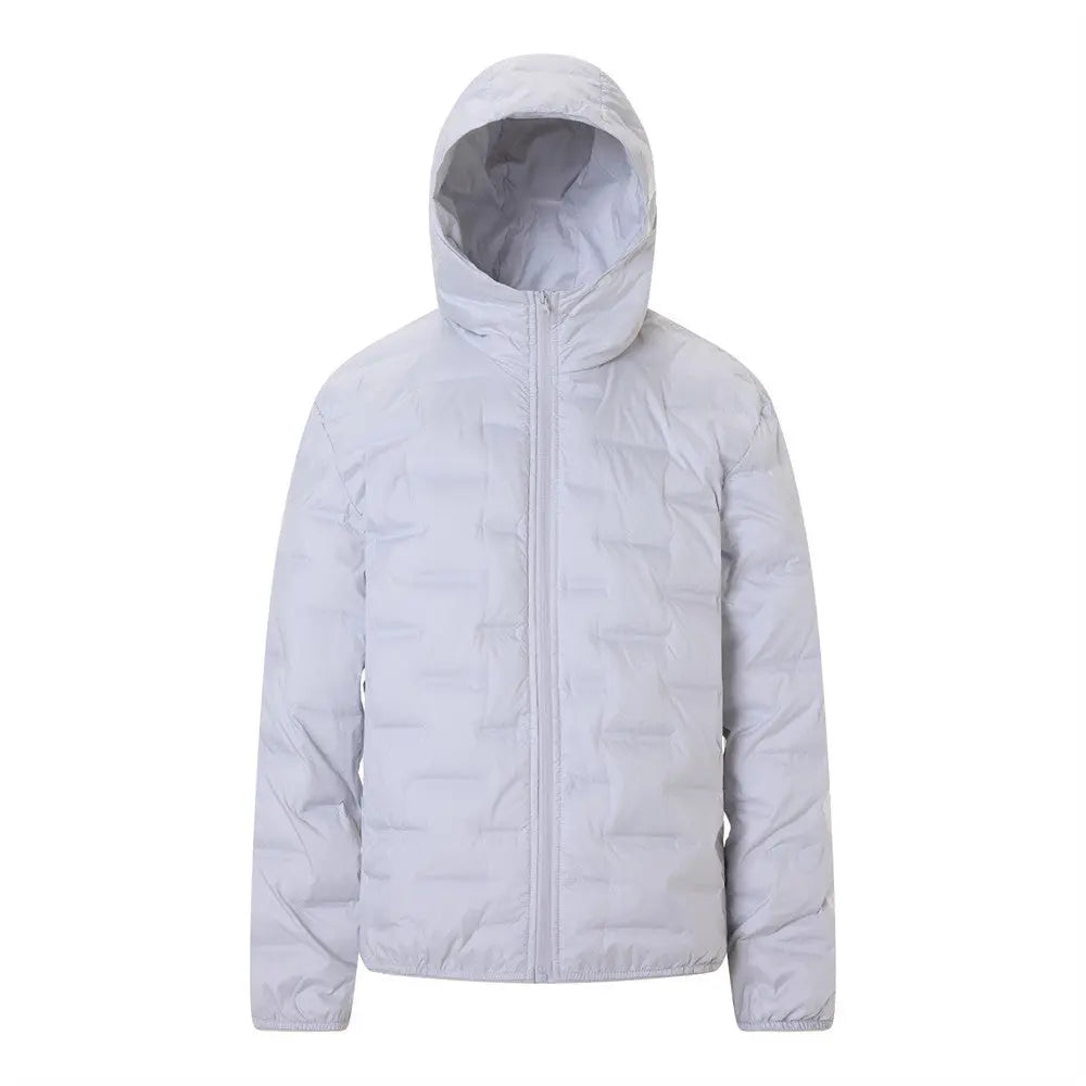 Casaco Parka com Capuz e Gola Alta eprolo