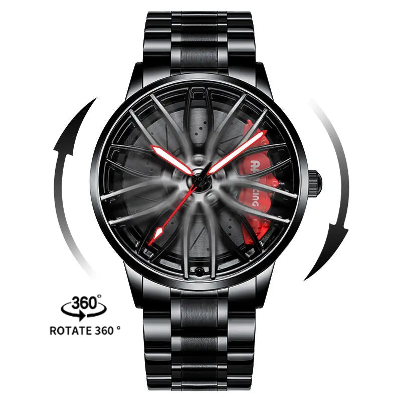 Relógio Luxury Car Wheel Design eprolo