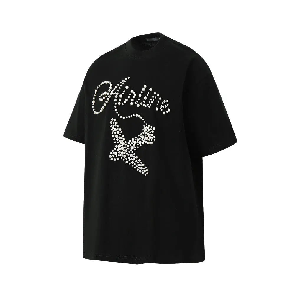 Hot stamping creative letter short sleeved shirt eprolo