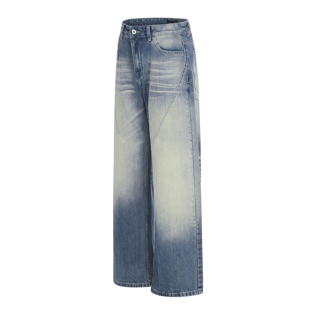 Calças Jeans Bicolor