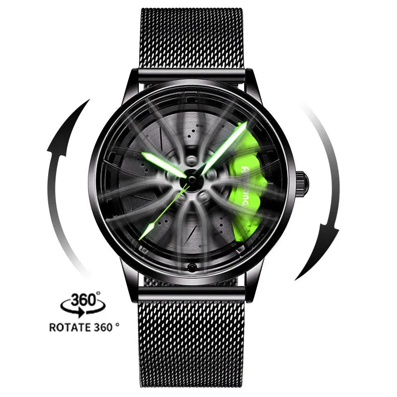 Relógio Luxury Car Wheel Design eprolo