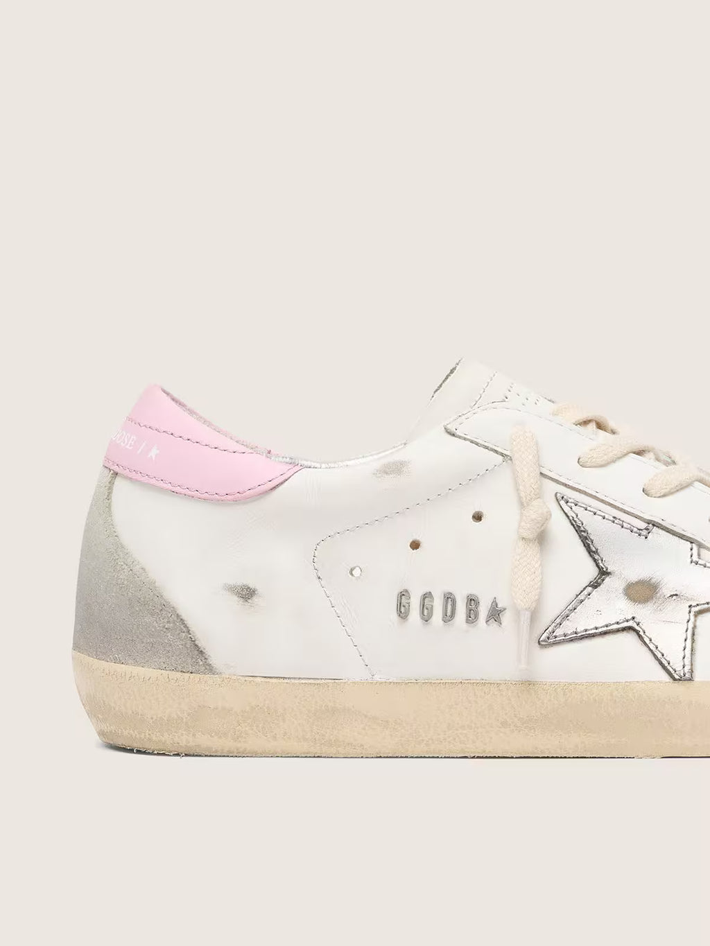 Golden Goose star-patch leather low-top sneakers
