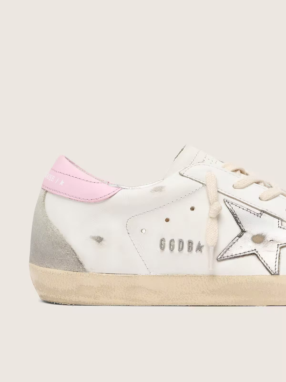 Golden Goose star-patch leather low-top sneakers