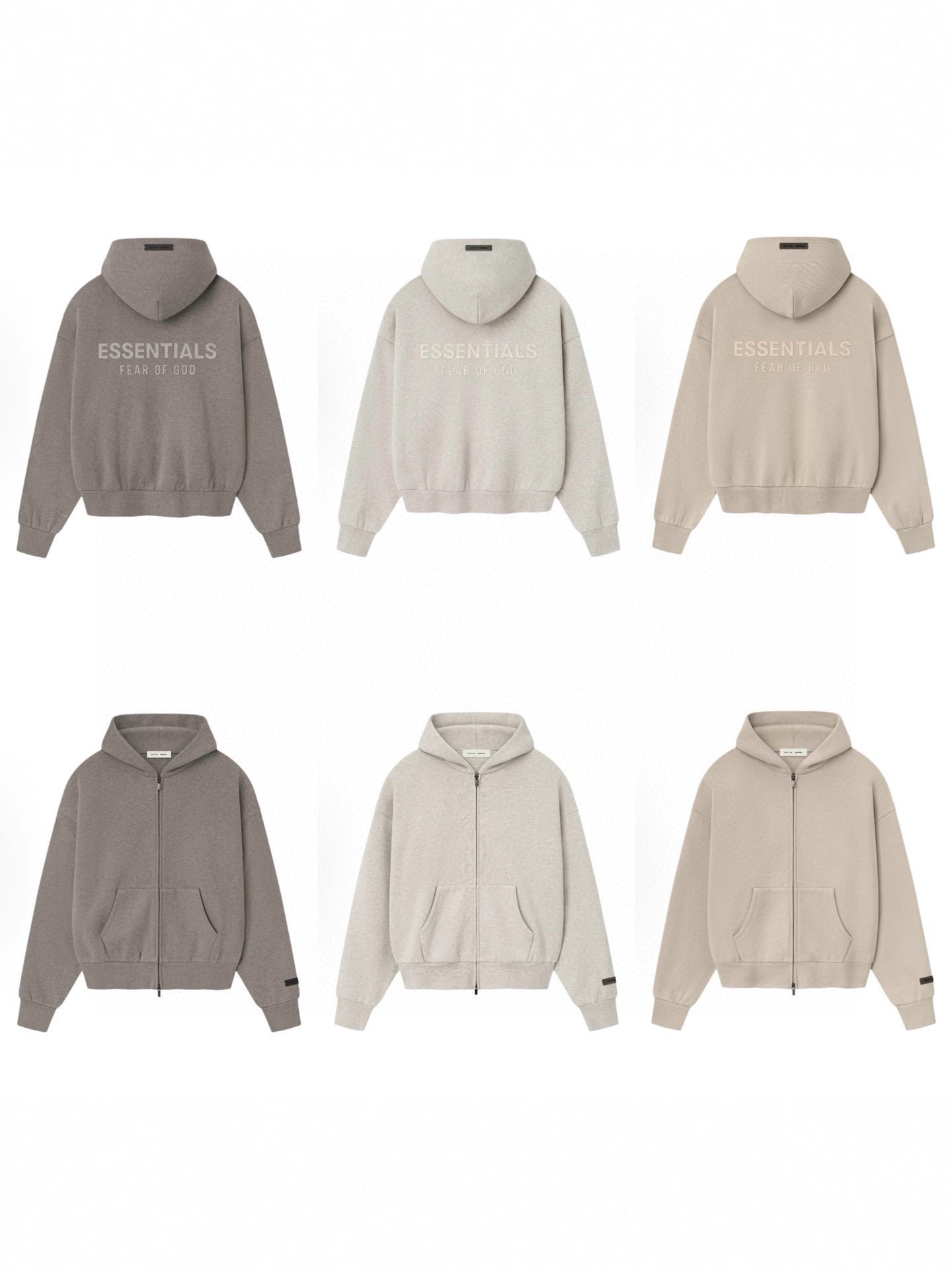 Fear of God Essentials FW24 Light Heather Hoodie